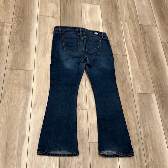 GUC Women’s Source of Wisdom Brand Bootcut Size 14 Stretch Denim Vintage Jeans - Picture 8 of 9